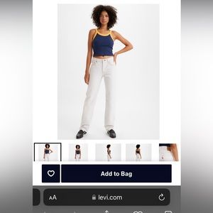 Levis Loose Straight 501 90’s womens jeans